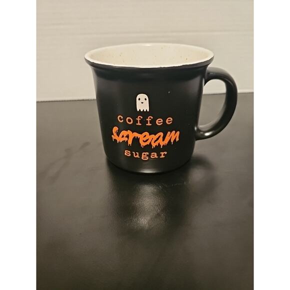 Coffee Scream Sugar Better Life Ghost Halloween Coffee Cup - Picture 1 of 11